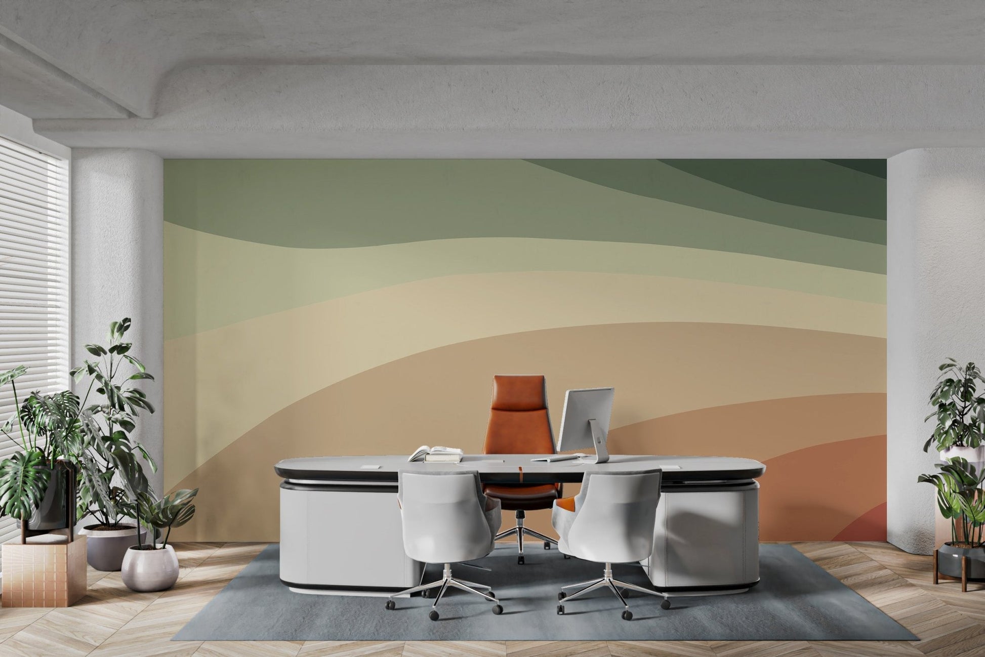 Modern Abstract Wall Mural - Wallanza