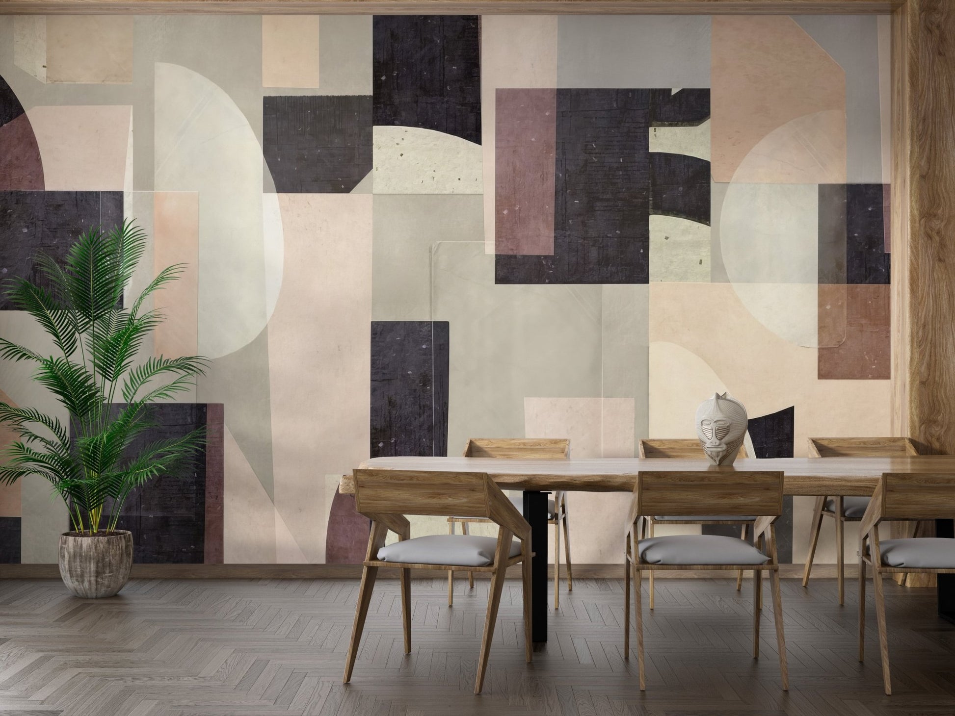 Modern Artistic Wallpaper Mural - Wallanza