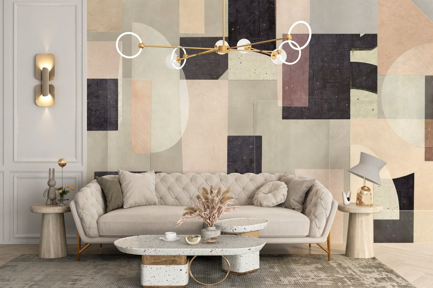 Modern Artistic Wallpaper Mural - Wallanza
