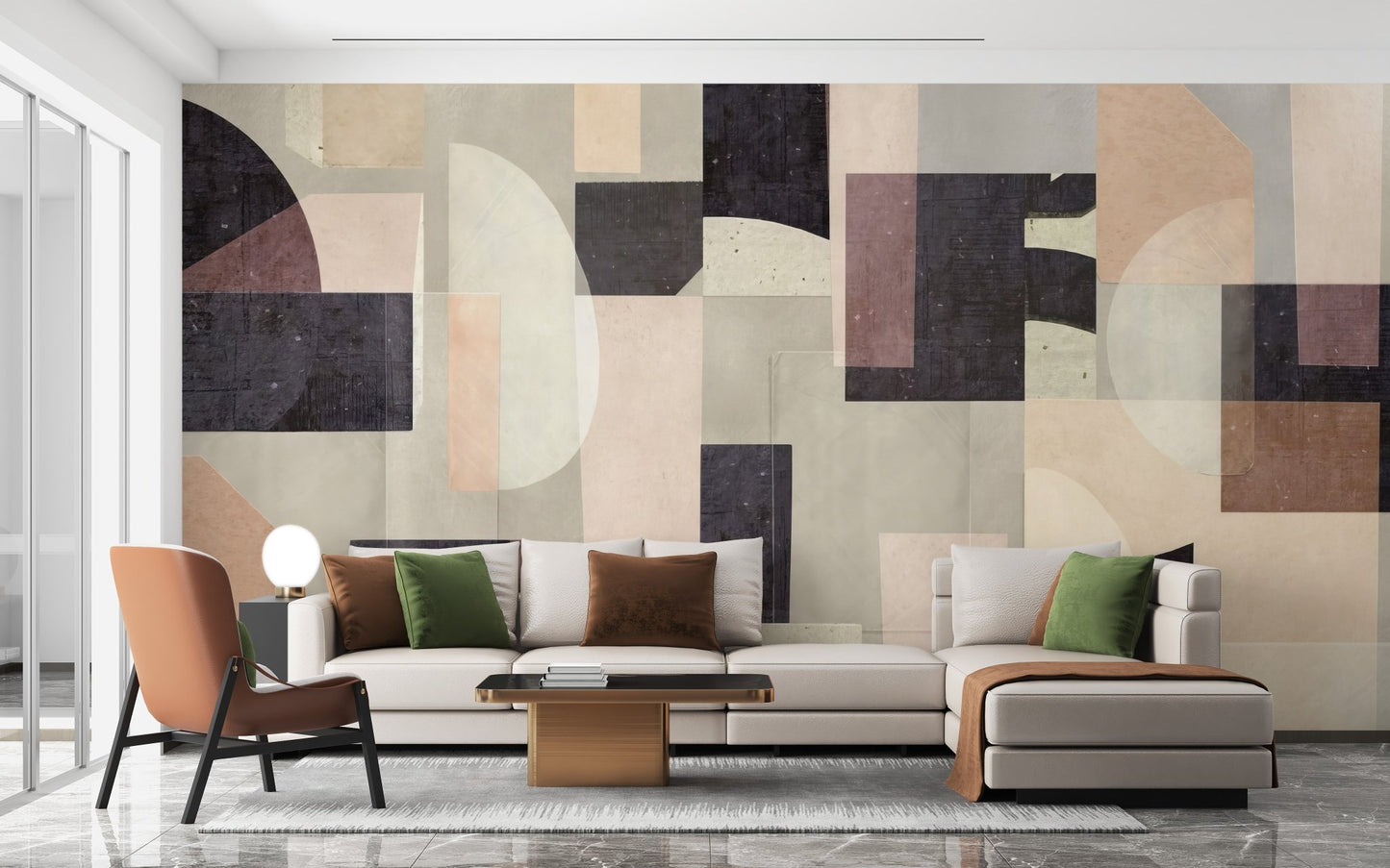 Modern Artistic Wallpaper Mural - Wallanza