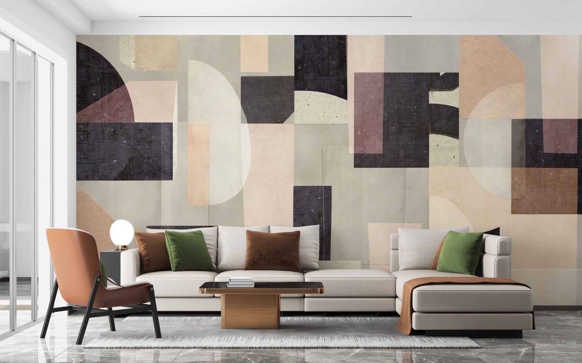 Modern Artistic Wallpaper Mural - Wallanza