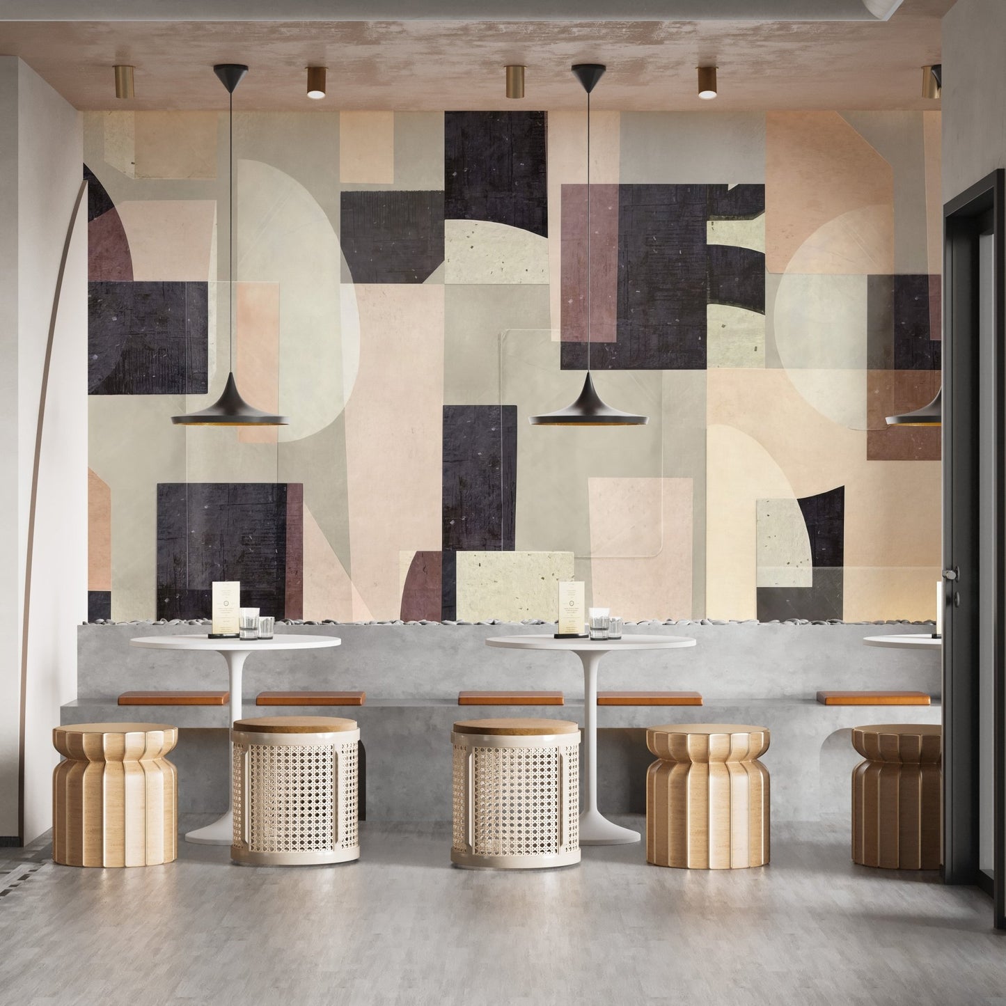 Modern Artistic Wallpaper Mural - Wallanza