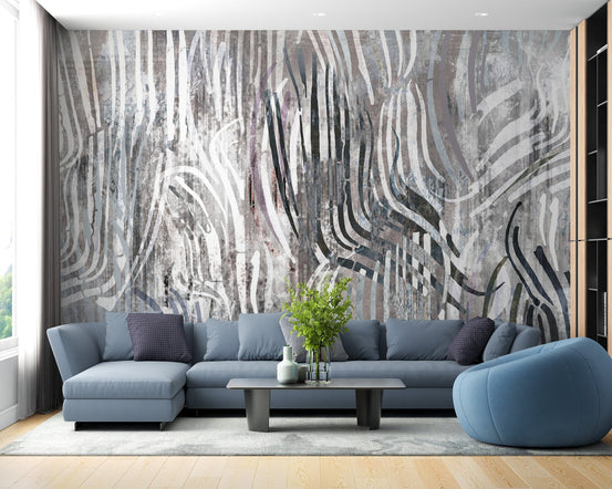 Fluid motion design on a modern artistic wallpaper.