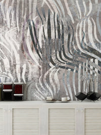 Modern Artistic Wave Wall Mural - Wallanza