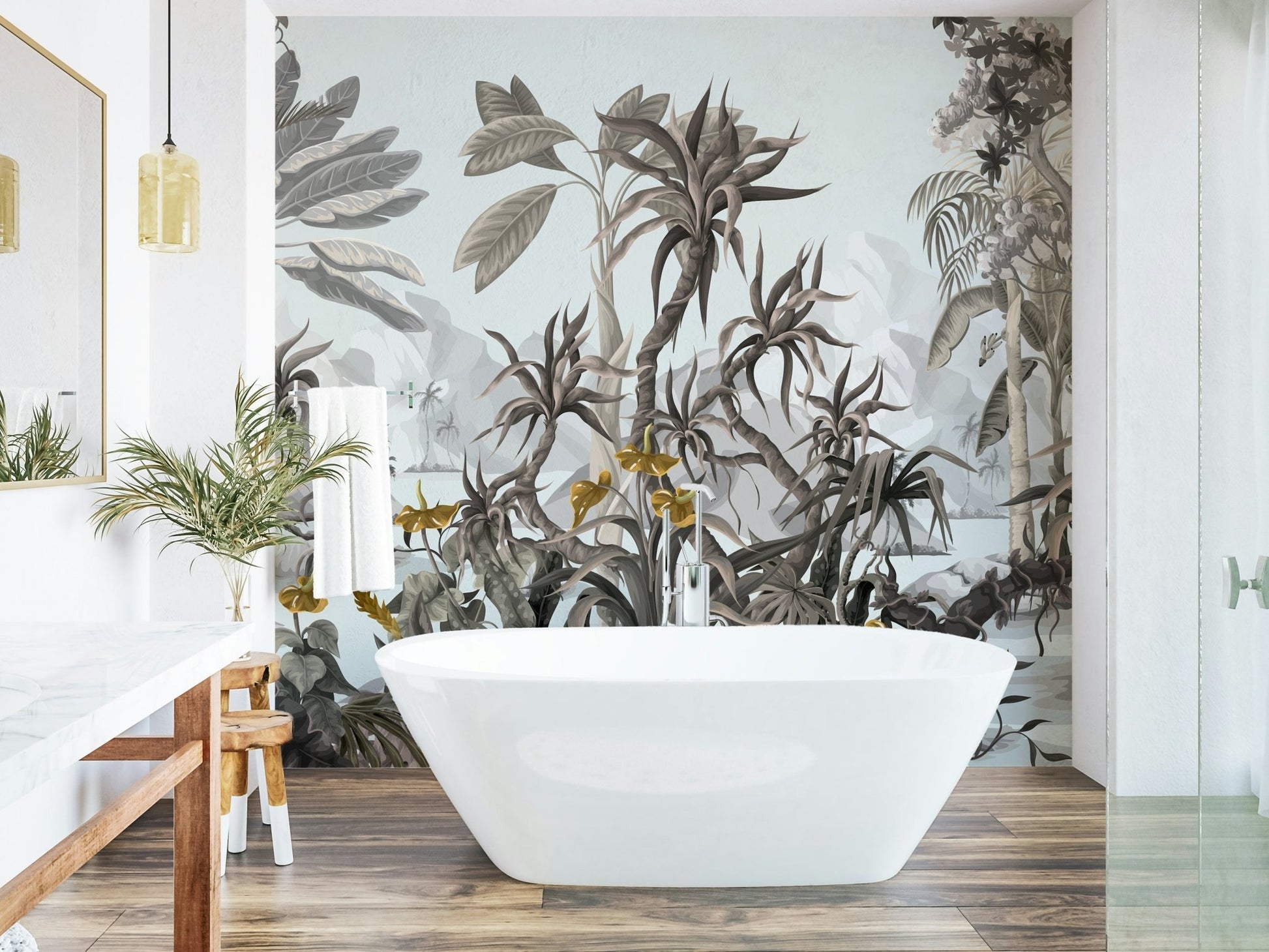 Modern Elysium Wall Mural - Wallanza