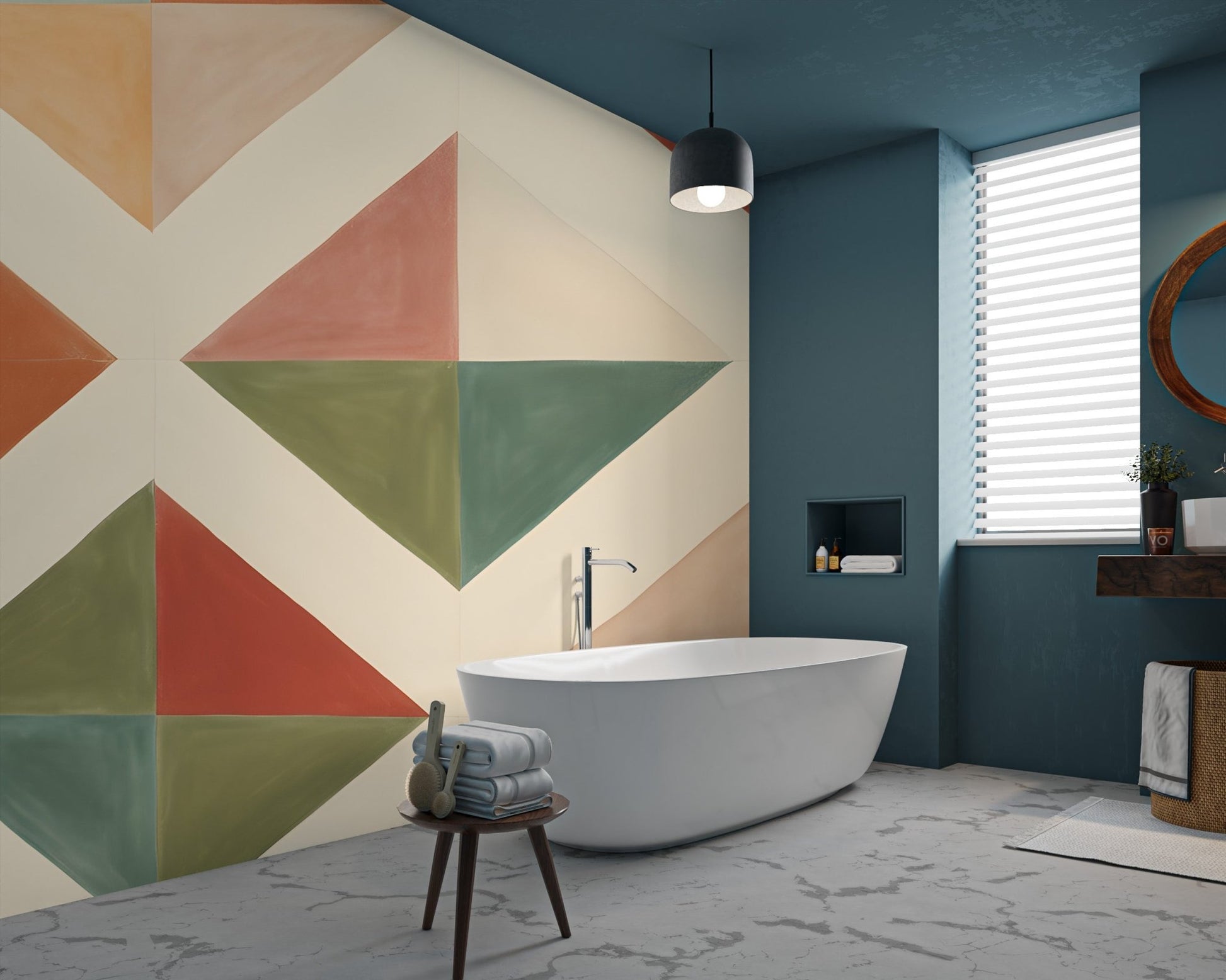 Modern Geometric Pattern Wallpaper - Wallanza