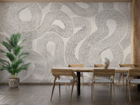 Modern Gray Zen Wall Mural - Wallanza