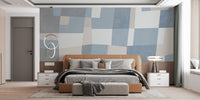 Colorful modern mosaic wall mural art

