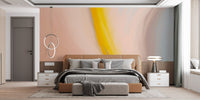 Unique modern whirlwind chic wall art mural
