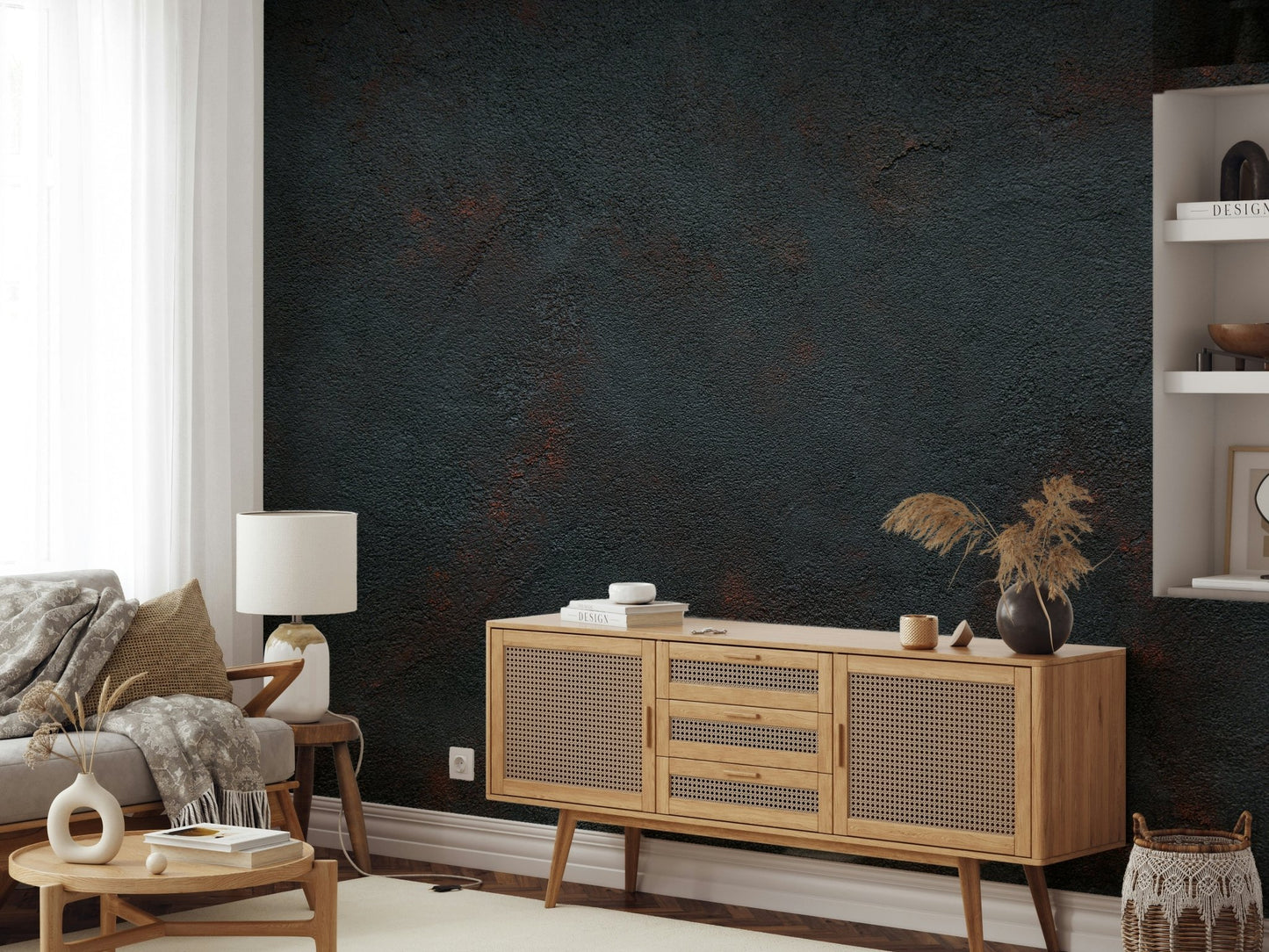 Molten Depths Wall Mural - Wallanza