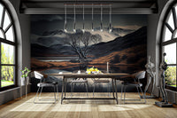 Moody Twilight Mountain Wallpaper - Wallanza