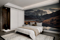 Moody Twilight Mountain Wallpaper - Wallanza