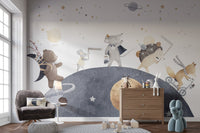 Moonlight Friends Wall Mural - Wallanza