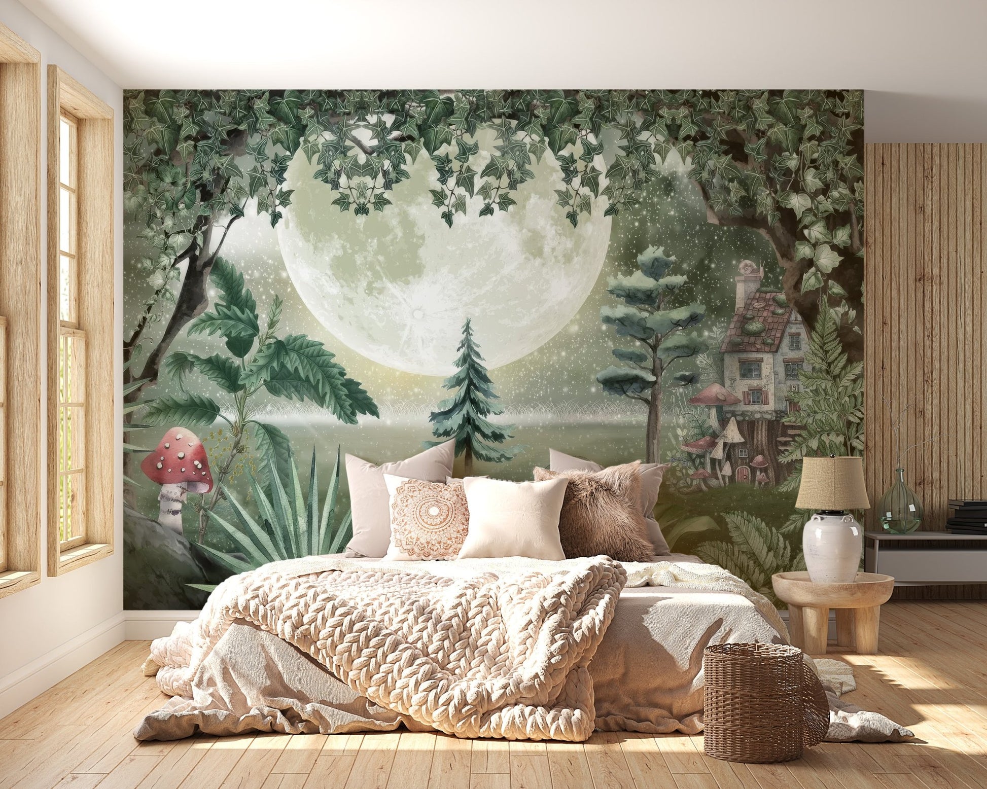 Moonlit Fantasy Wallpaper Mural - Wallanza