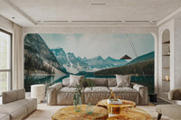 Mountain Lake Reflection Wallpaper - Wallanza