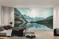 Mountain Lake Reflection Wallpaper - Wallanza