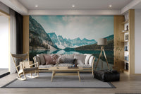 Mountain Lake Reflection Wallpaper - Wallanza