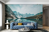 Mountain Lake Reflection Wallpaper - Wallanza