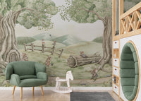 Mouse Family Wall Mural - Wallanza