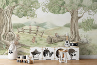 Mouse Family Wall Mural - Wallanza