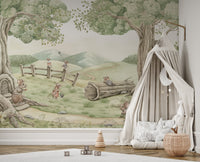 Mouse Family Wall Mural - Wallanza