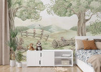 Mouse Family Wall Mural - Wallanza