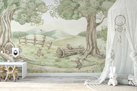 Mouse Family Wall Mural - Wallanza