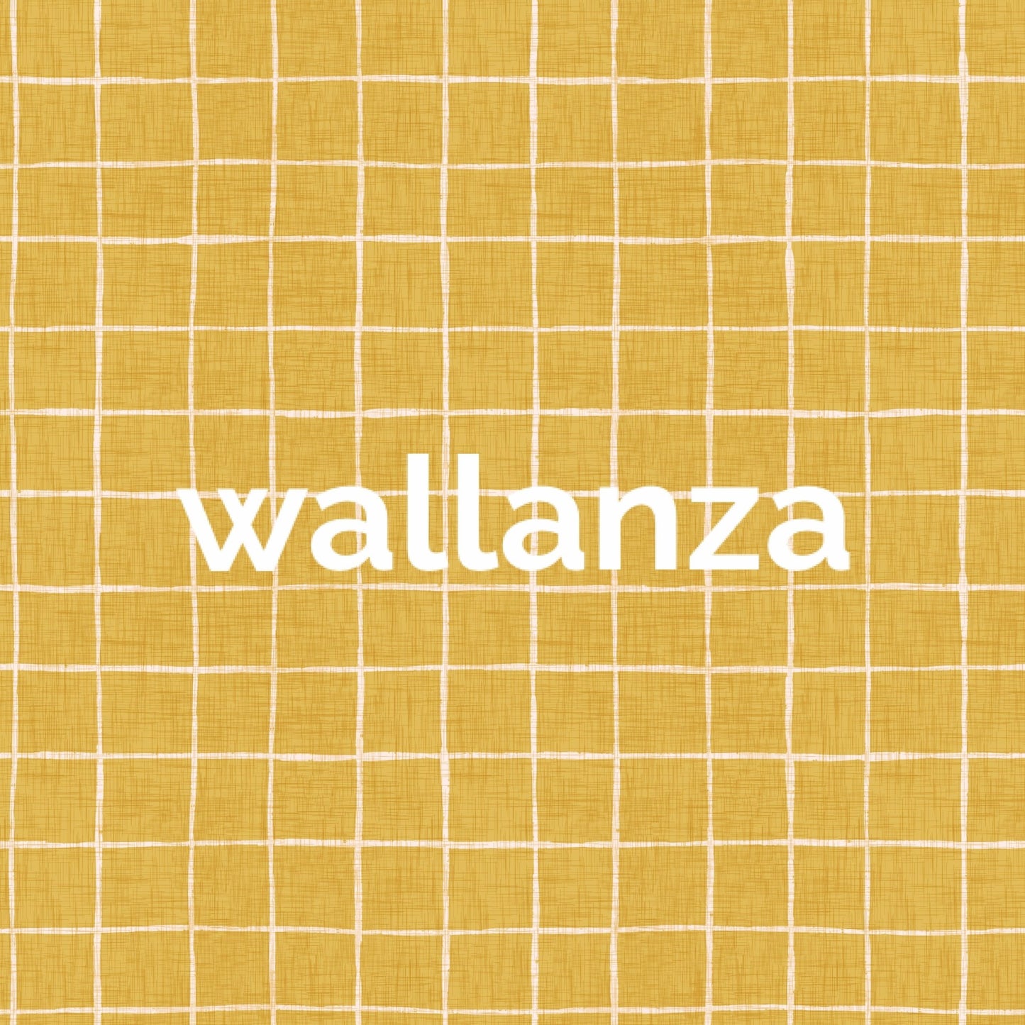 Contemporary mustard block grid wallpaper murals