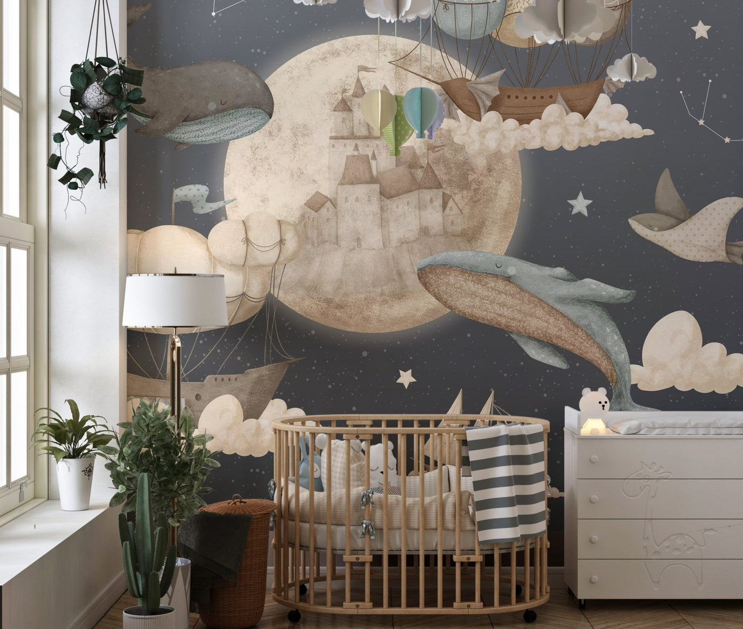 Mystical Marine Life Wallpaper Mural - Wallanza
