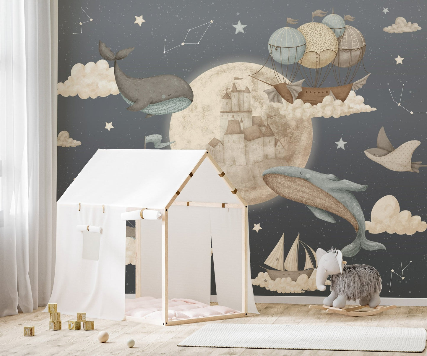 Mystical Marine Life Wallpaper Mural - Wallanza