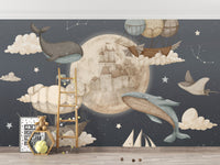 Mystical Marine Life Wallpaper Mural - Wallanza
