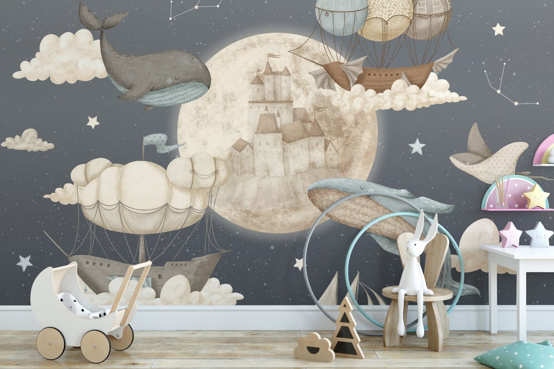 Mystical Marine Life Wallpaper Mural - Wallanza