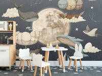 Mystical Marine Life Wallpaper Mural - Wallanza