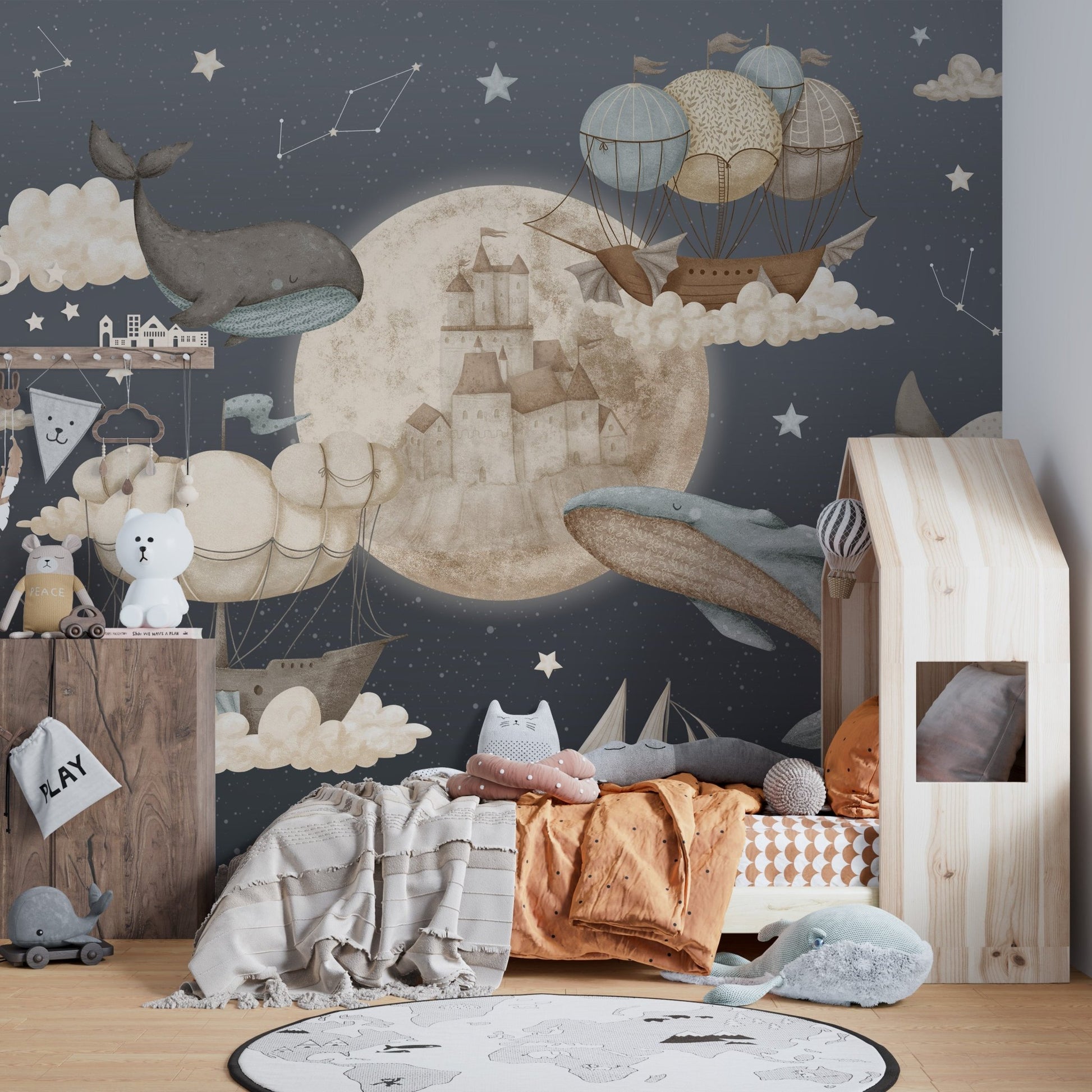 Mystical Marine Life Wallpaper Mural - Wallanza