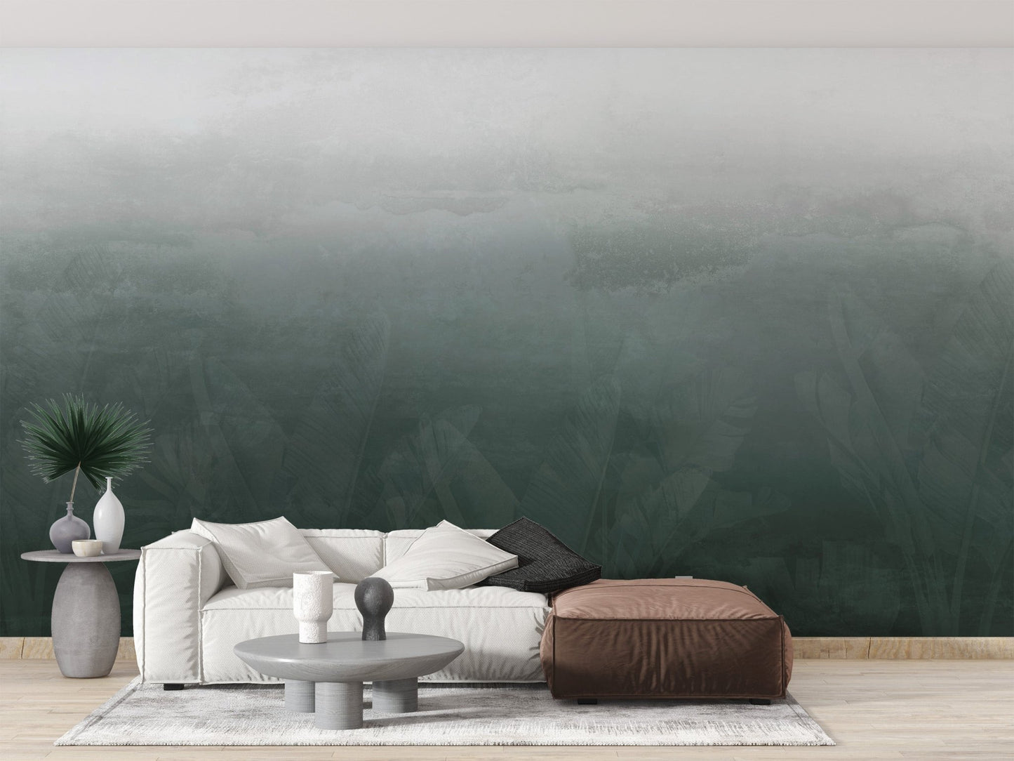 Mystical Ombre Forest Wall Mural - Wallanza