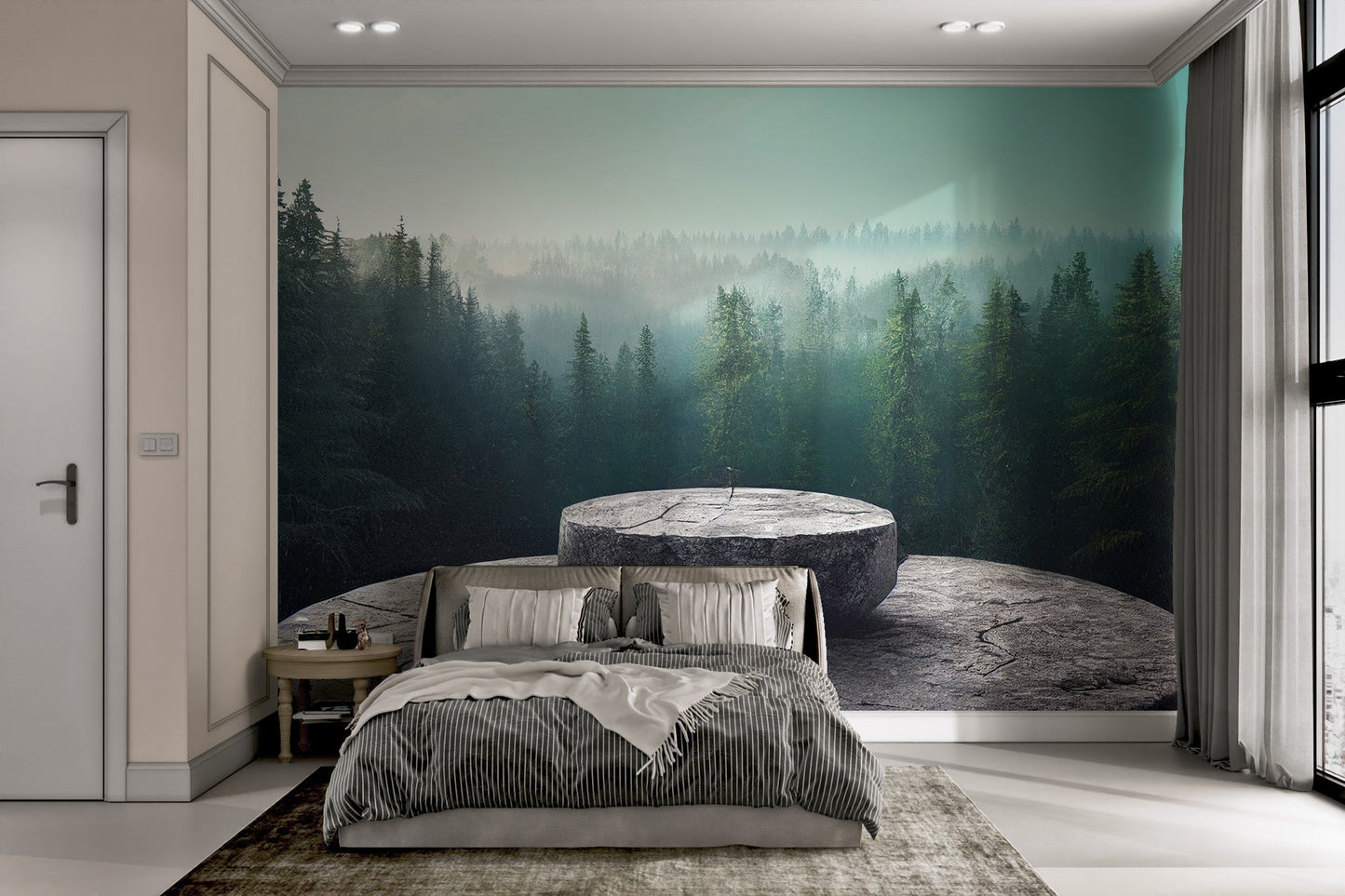 Mystical Stone Podium Wallpaper - Wallanza