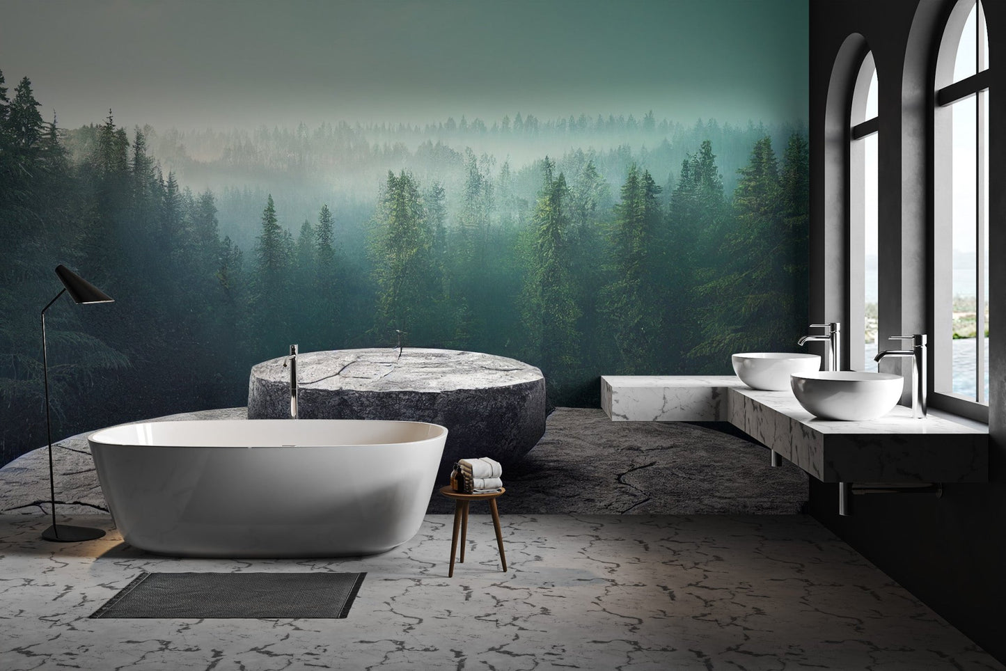 Mystical Stone Podium Wallpaper - Wallanza