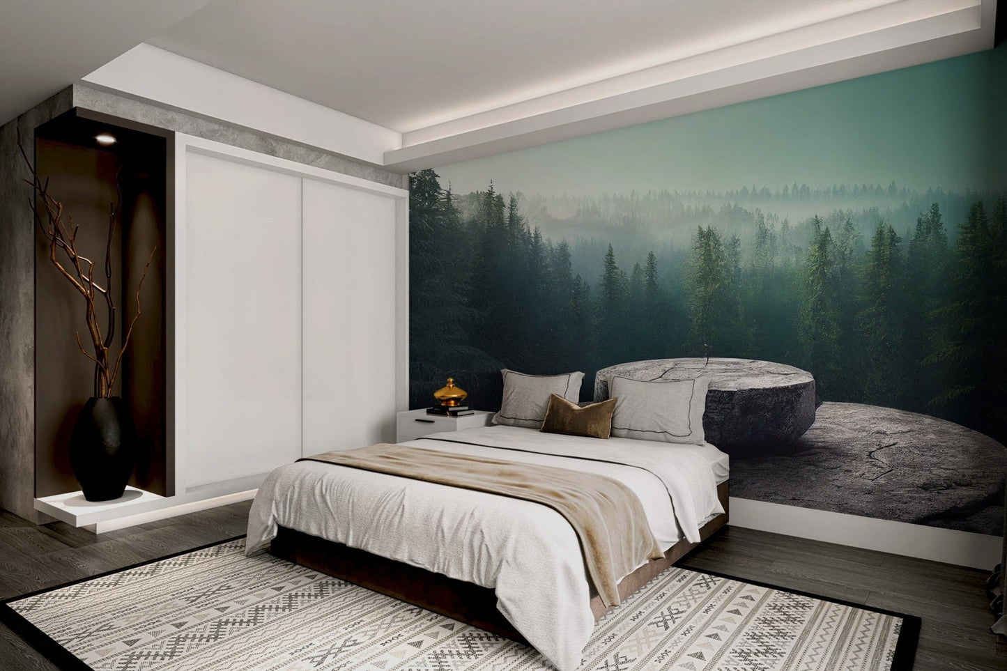 Mystical Stone Podium Wallpaper - Wallanza