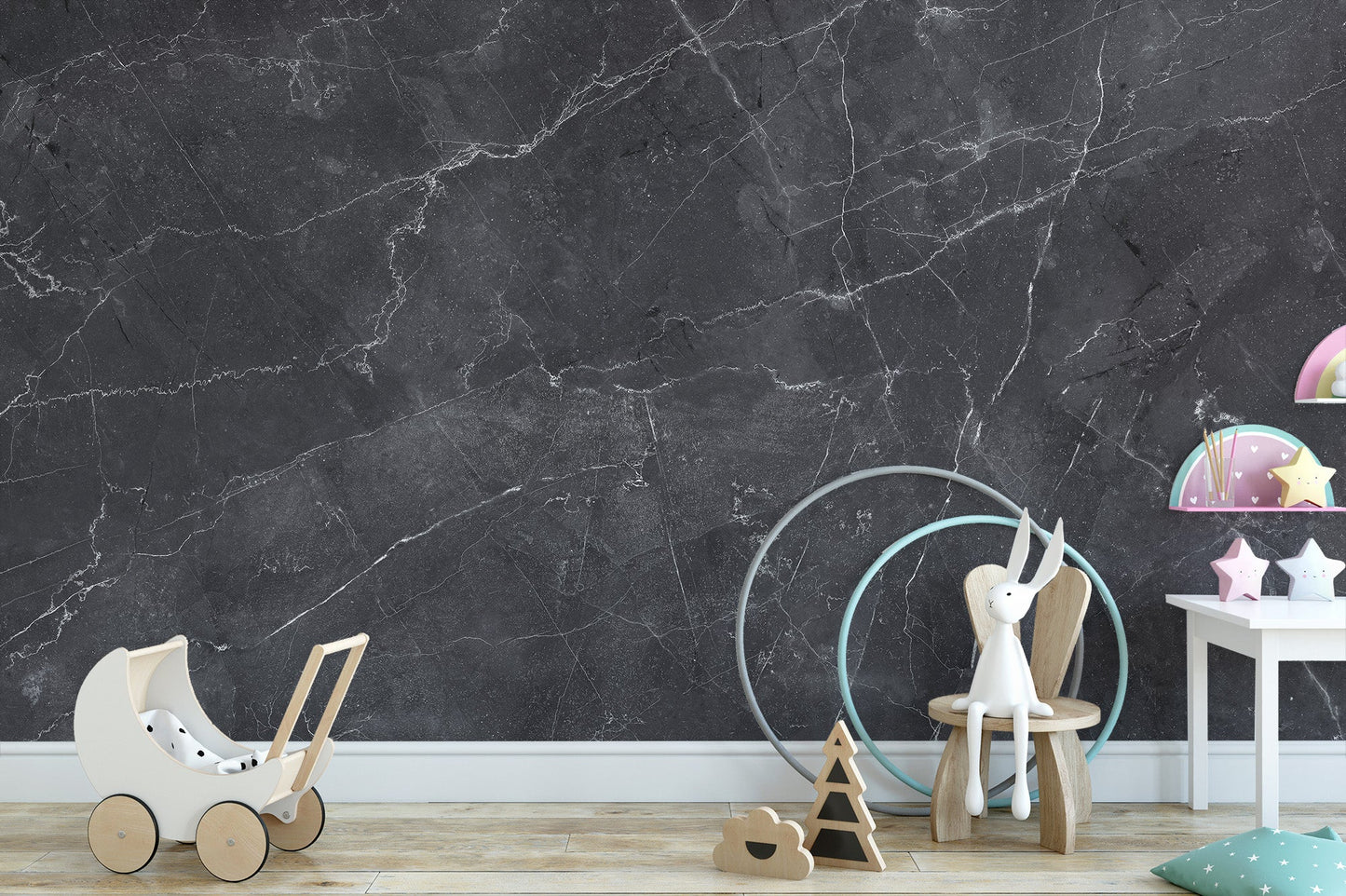 Intricate mystical veins wall mural design
