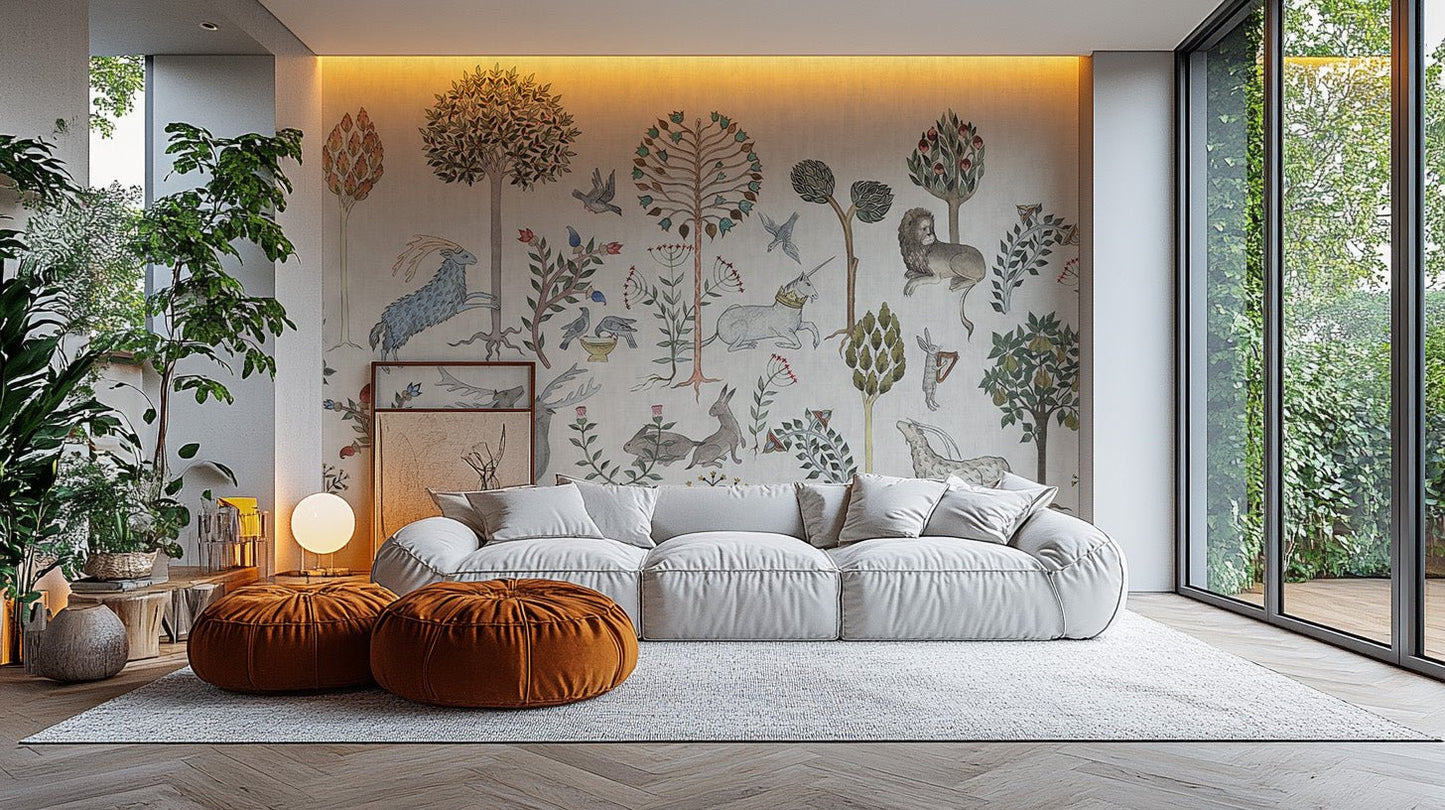 Mythical Creature Wonderland Wall Mural - Wallanza