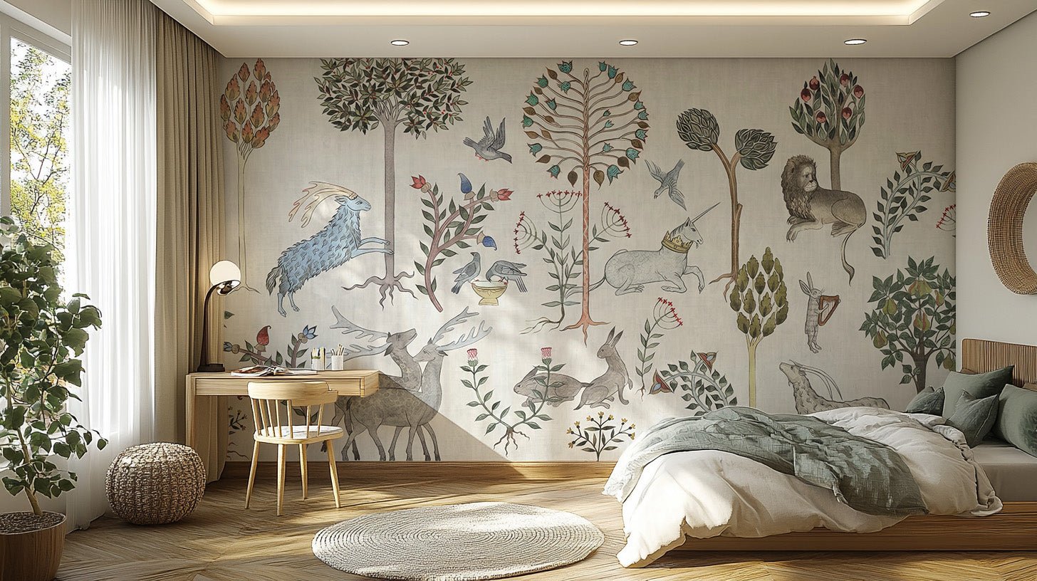 Mythical Creature Wonderland Wall Mural - Wallanza