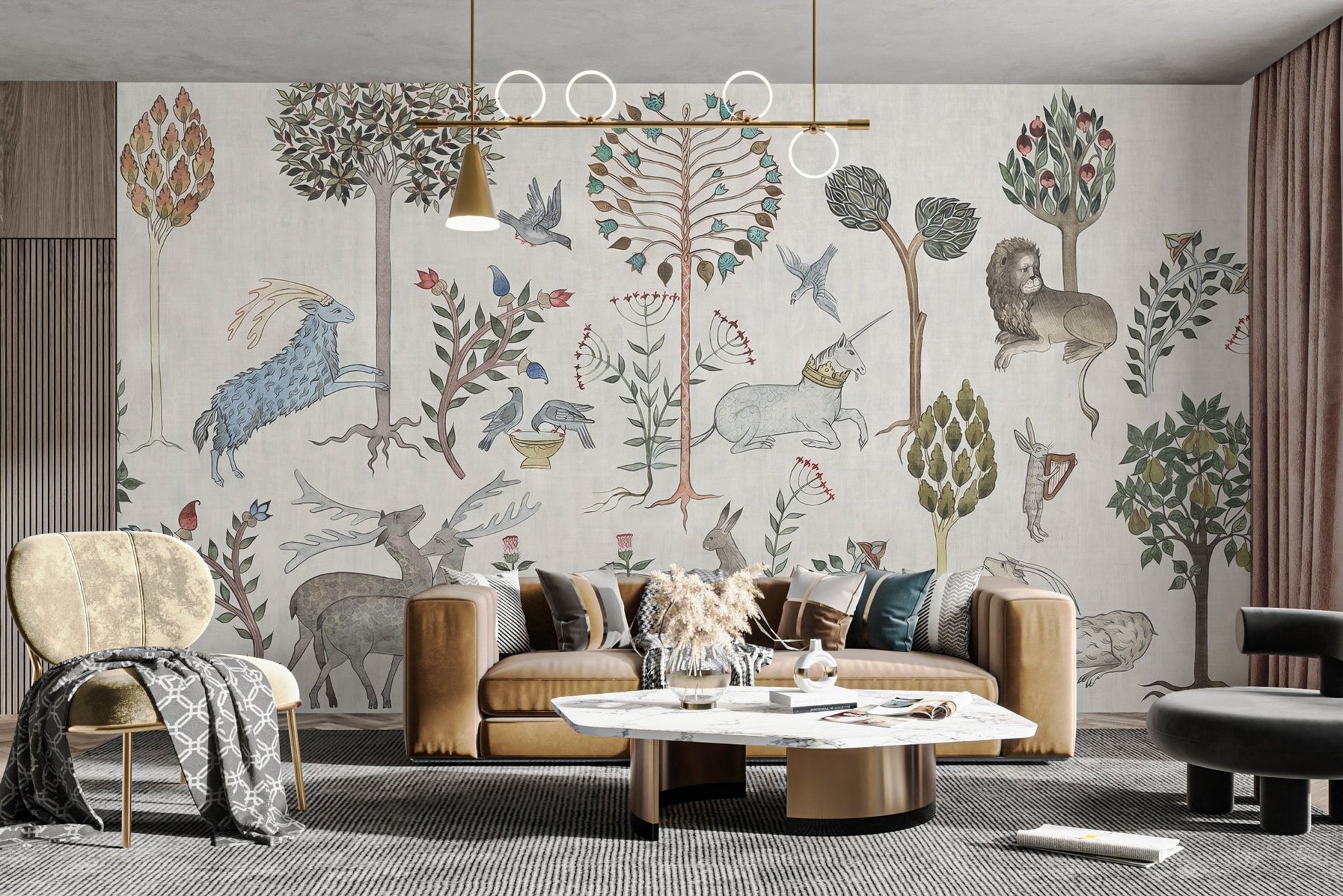 Mythical Creature Wonderland Wall Mural - Wallanza