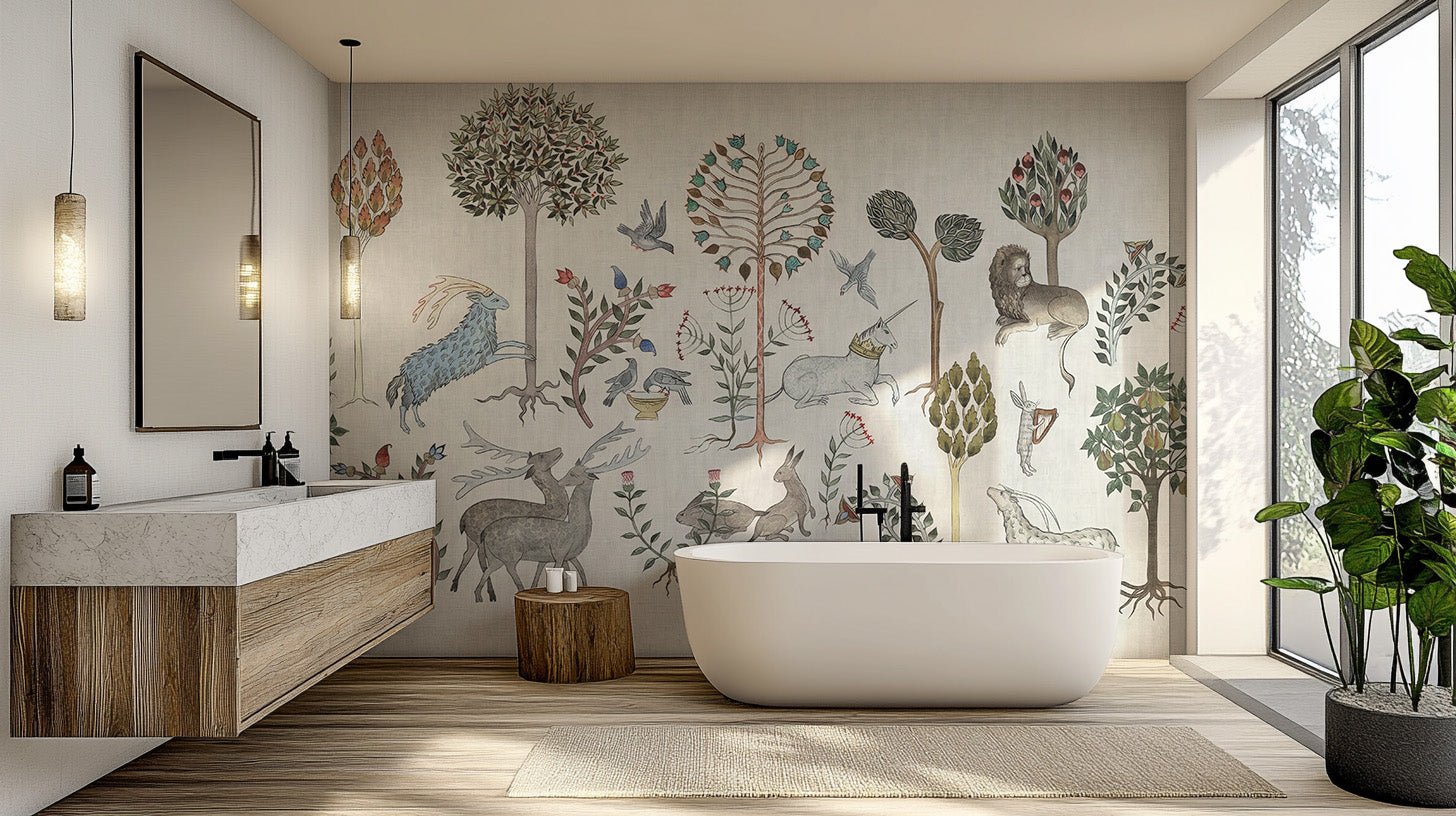 Mythical Creature Wonderland Wall Mural - Wallanza