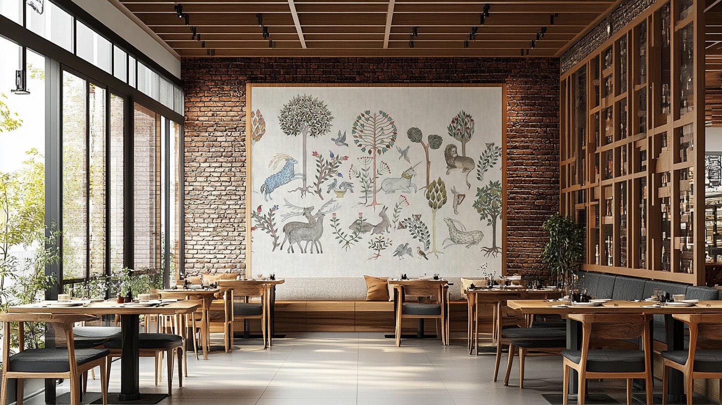 Mythical Creature Wonderland Wall Mural - Wallanza