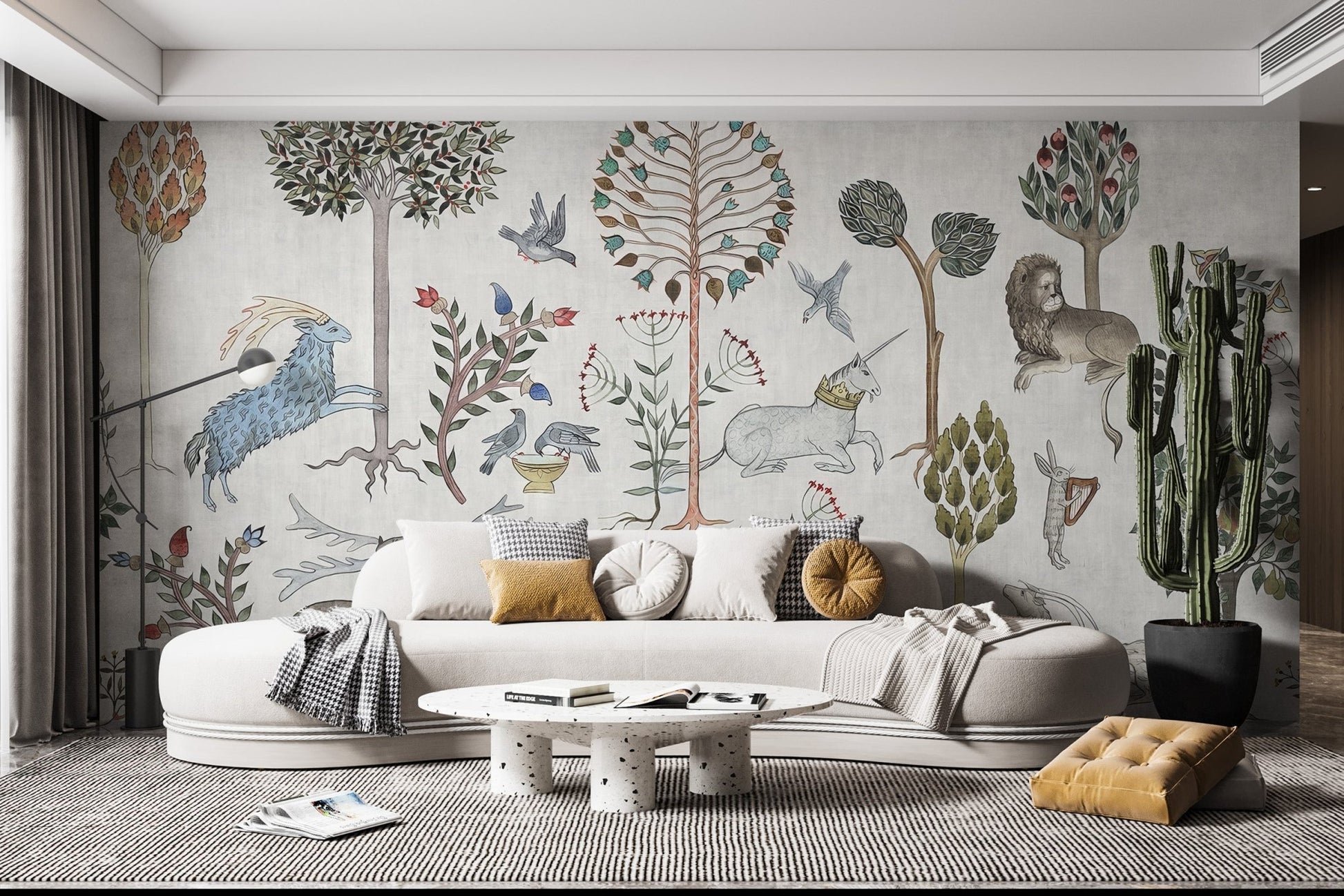Mythical Creature Wonderland Wall Mural - Wallanza