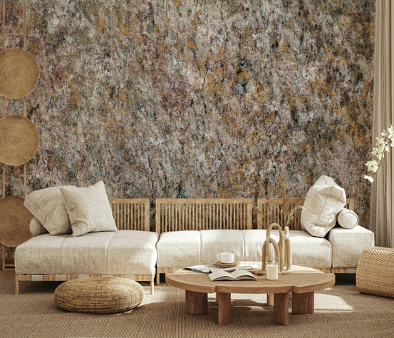 Natural Rock Stone Wall Mural for Neutral  Decor
