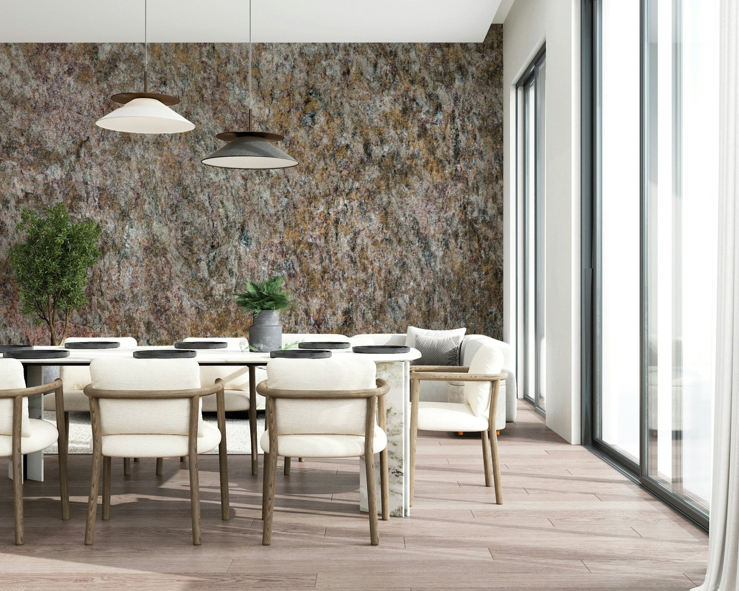 Natural Rock Stone Wall Mural - Wallanza