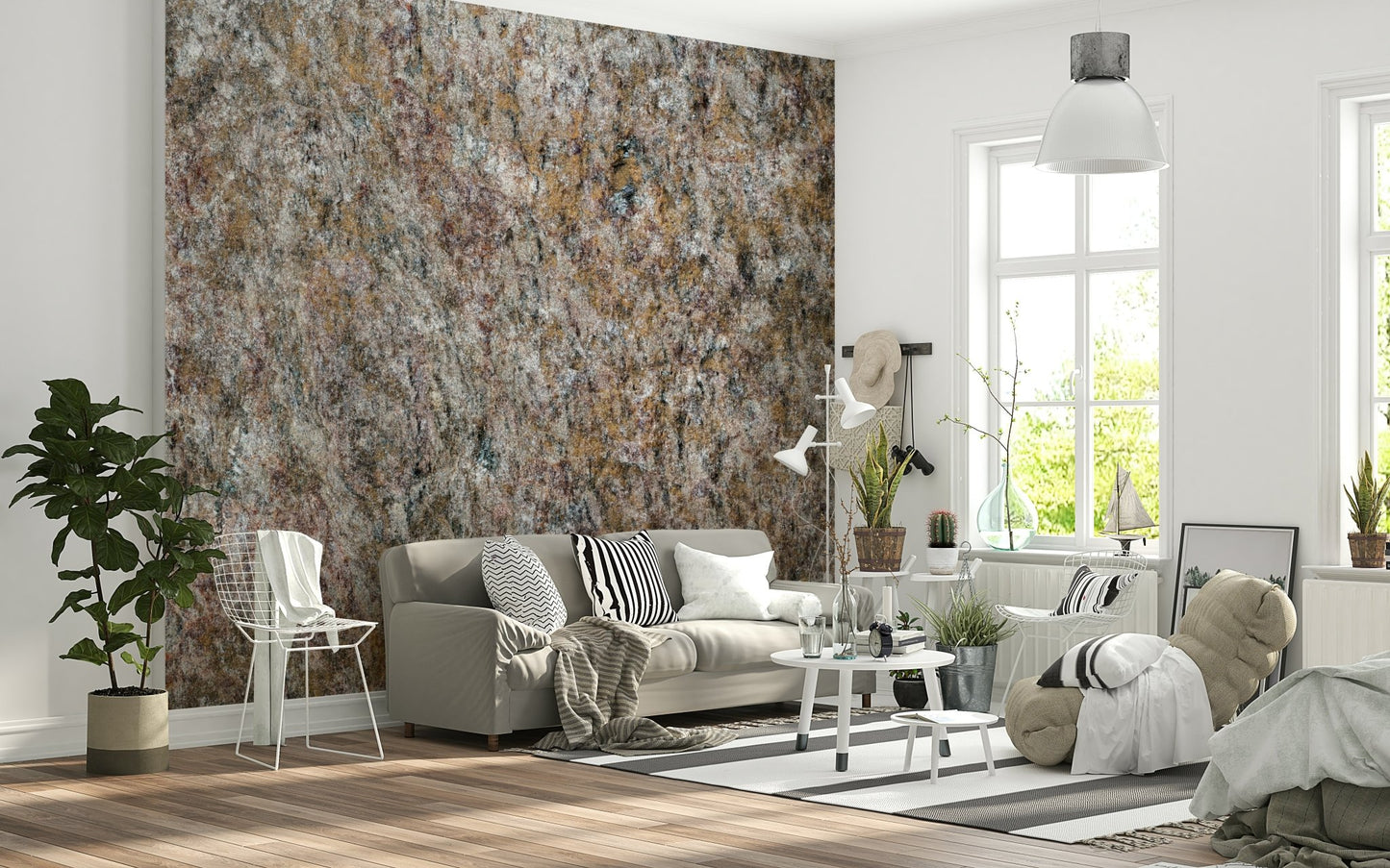 Natural Rock Stone Wall Mural - Wallanza