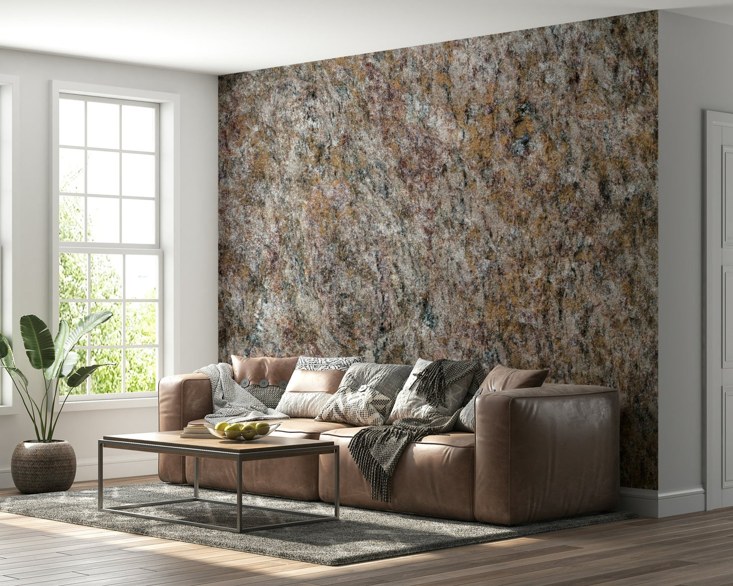Natural Rock Stone Wall Mural - Wallanza