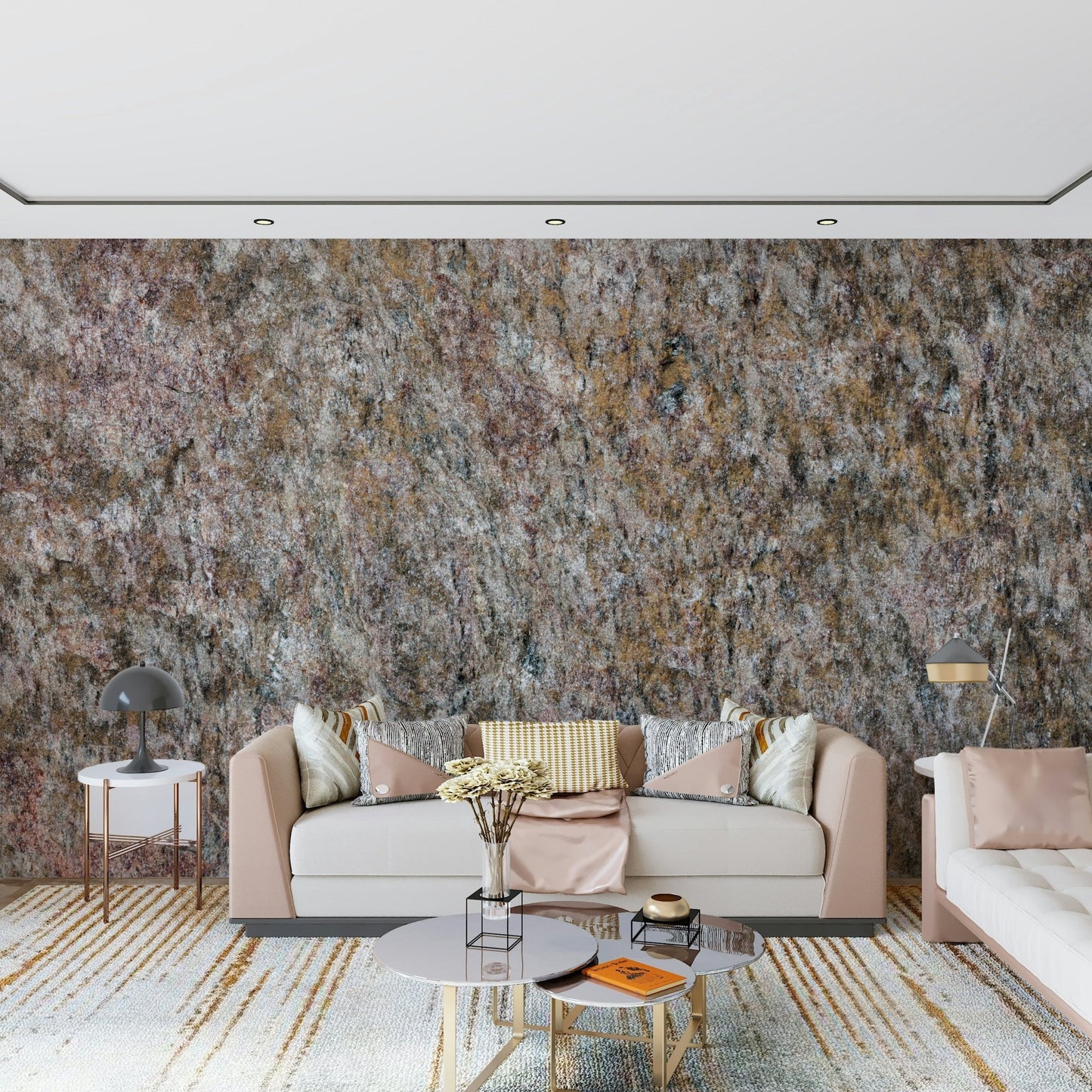 Natural Rock Stone Wall Mural - Wallanza